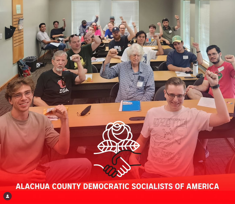 Happy Socialists at a General Body Meeting